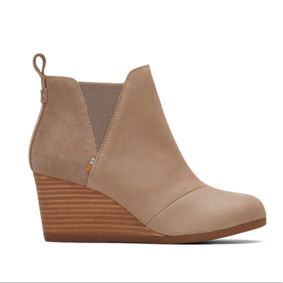 Toms Wedge Booties - Picture 1 of 11